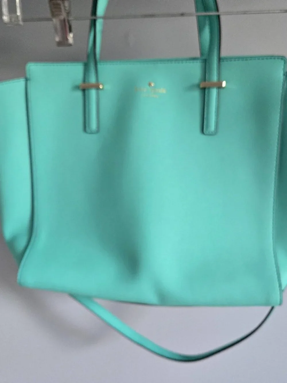 NWOT teal Kate Spade cedar street Hayden satchel Never used